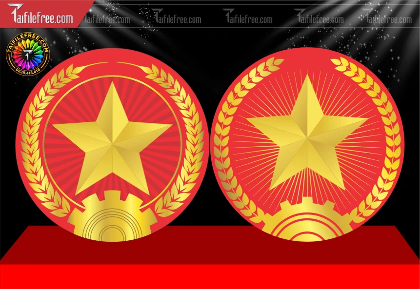 Mẫu Logo Quân Đội, Quân Hiệu Quân Đội Nhân Dân_BH1954
