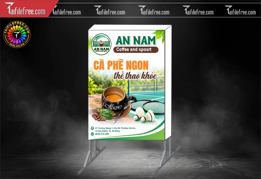 Biển Hiệu, Bảng Hộp Đèn Tiệm Caffe_BH1960