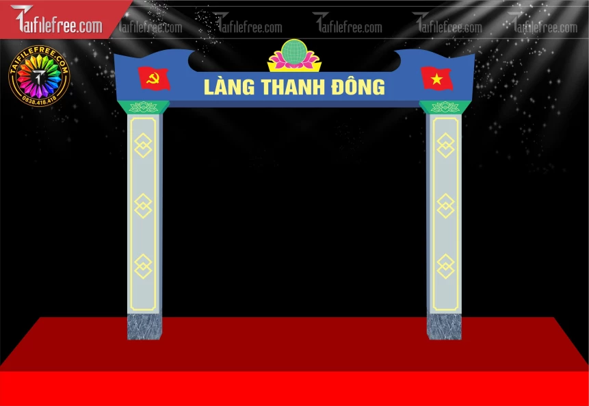 Mẫu Cổng Chào Làng Thanh Đông_BH1961