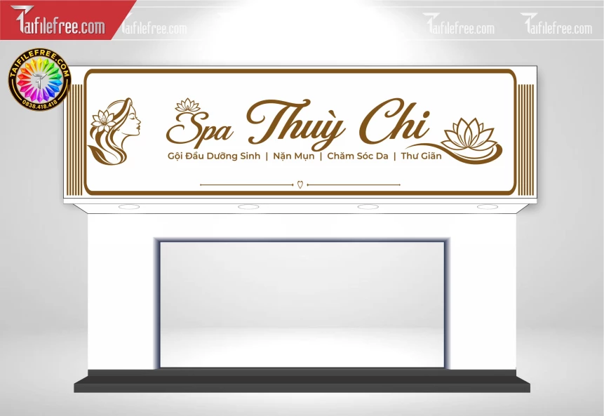 Biển Quảng Cáo, Bảng Hiệu Tiệm Spa_BH1966