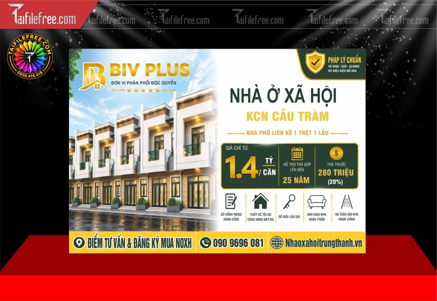 Mẫu Banner Nhà Ở Xã Hội KCN Cầu Tràm_BH1980
