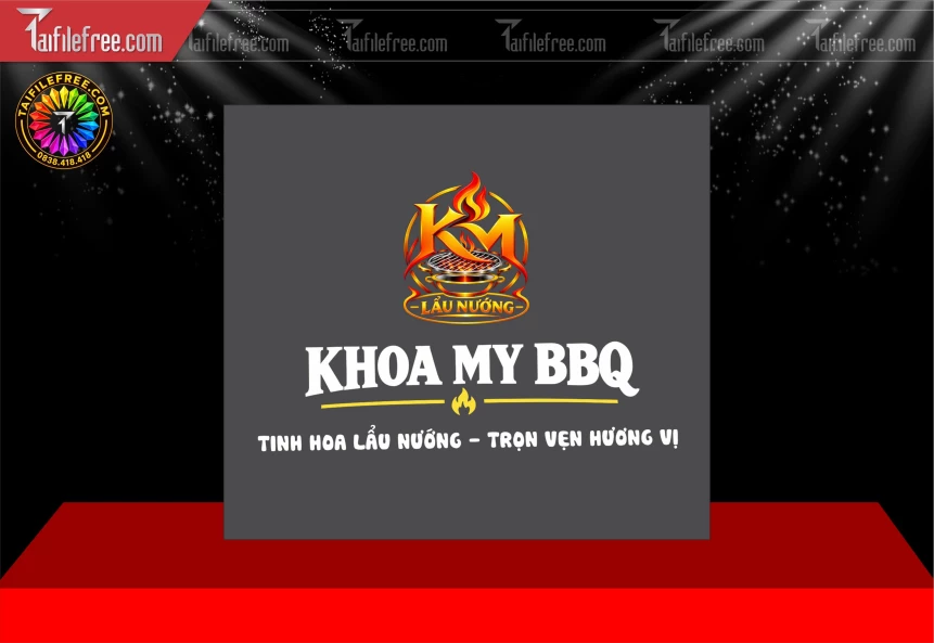 Mẫu Banner Trang Trí Quán Nướng_BH1985