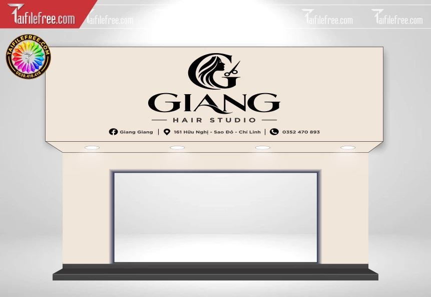 Biển Quảng Cáo, Bảng Hiệu Tiệm Cắt Tóc_BH1992