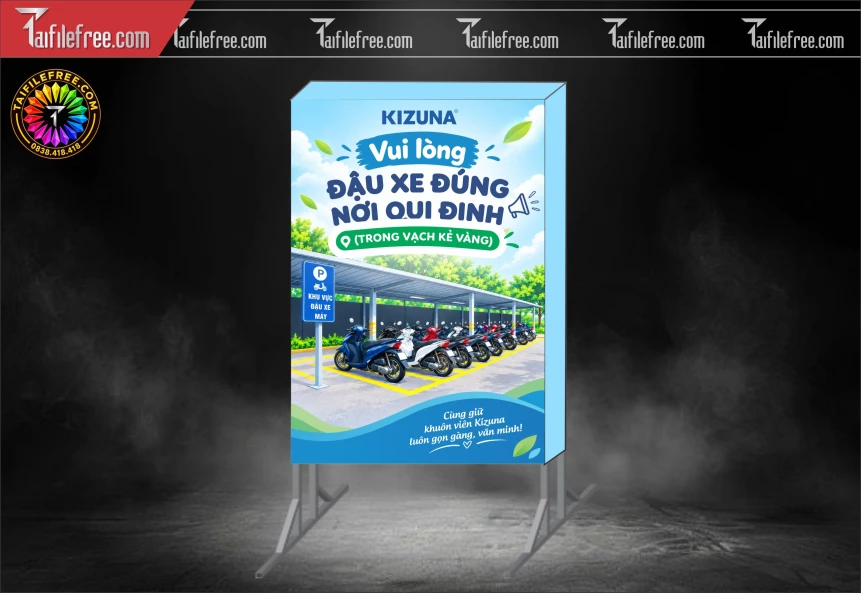 Biển Hiệu, Bảng Hộp Đèn Khu Vực Để Xe Máy_BH1999