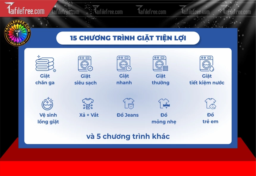 Mẫu Banner 15 Trương Trình Giặc Tiện Lợi Trang Trí Tiệm Giặc Đồ_BH2018