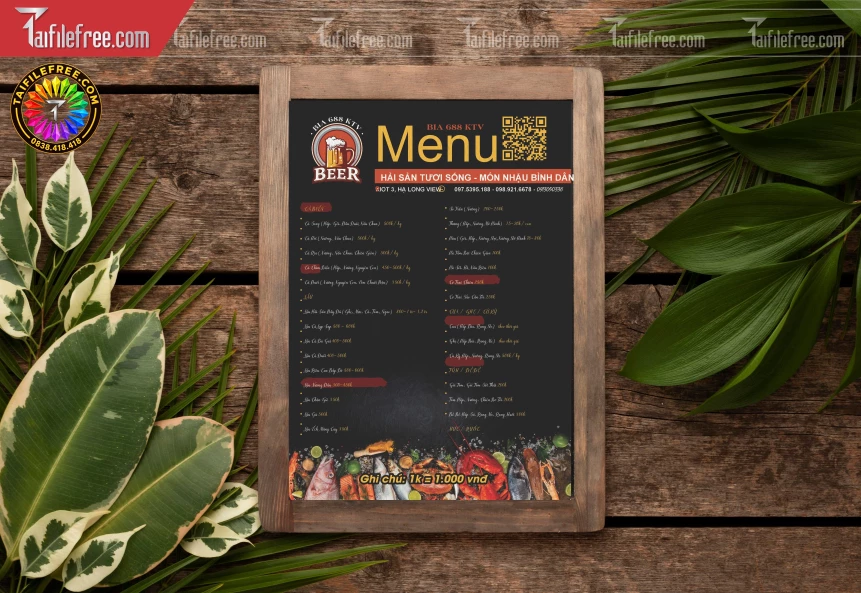 Menu Quán Nhậu_BH2021