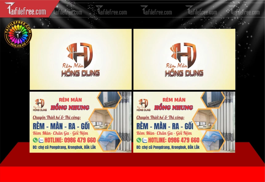 Mẫu Card Visit Chăn Nệm_BH2042
