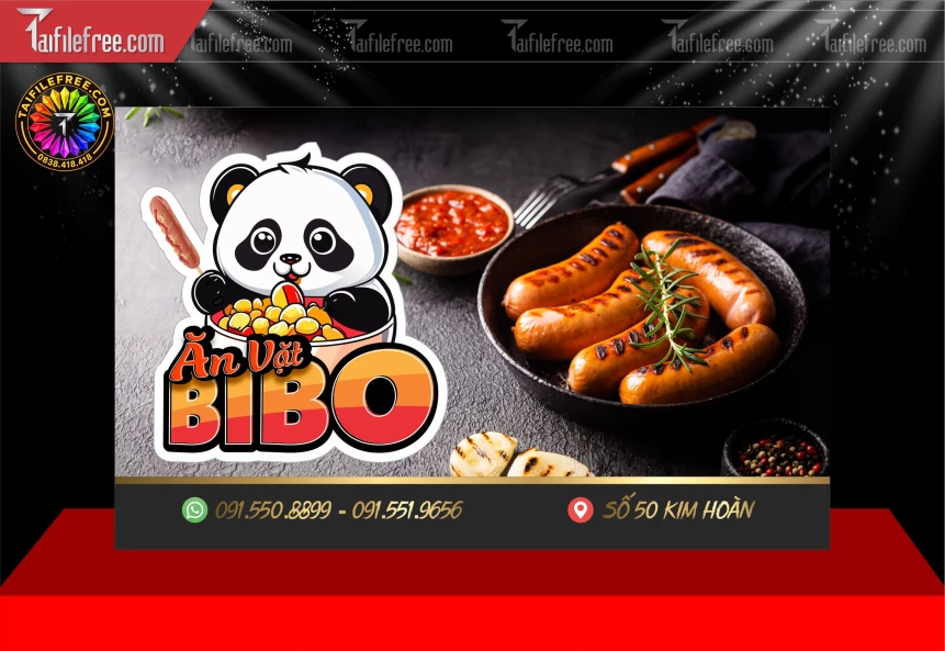 Mẫu Banner Trang Trí Tiệm Ăn Vặt_BH2054