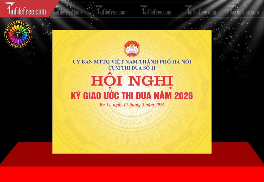 Mẫu Phông Nền Hội Nghị_BH2057