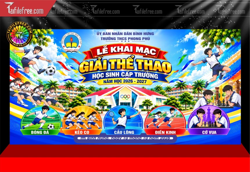 Phông Nền Lễ Khai Mạc_BH2063