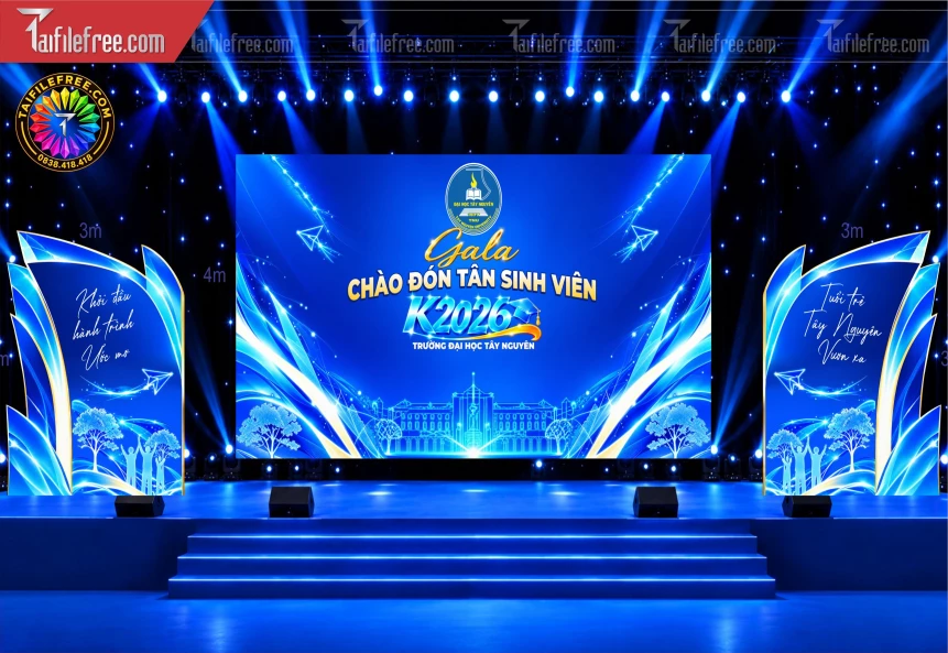 Mẫu Background Chào Đón Tân Sinh Viên_BH2067