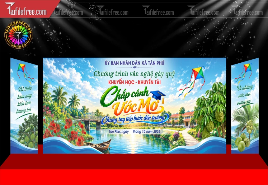 Mẫu Phông Nền Chương Trình Văn Nghệ_BH2069