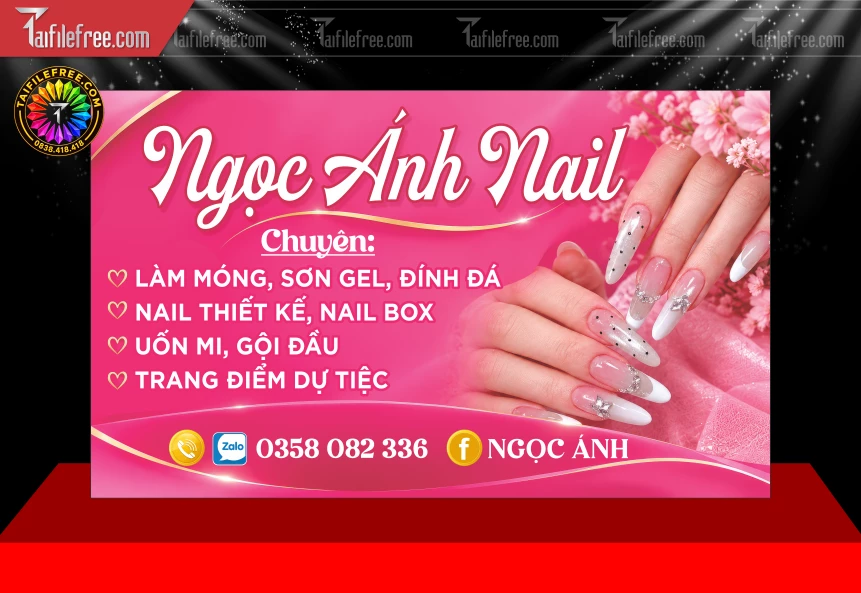 Mẫu Banner Trang Trí Tiệm Spa_BH2084