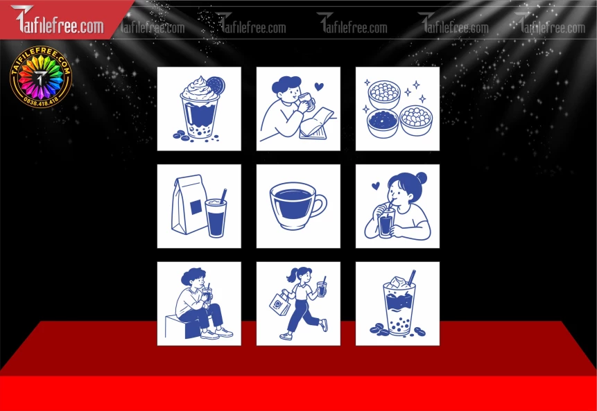 Mẫu Banner Trang Trí Tiệm Caffe_BH2088