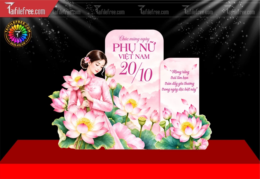 Phông Nền Ngày Quốc Tế Phụ Nữ 20/10_BH2095