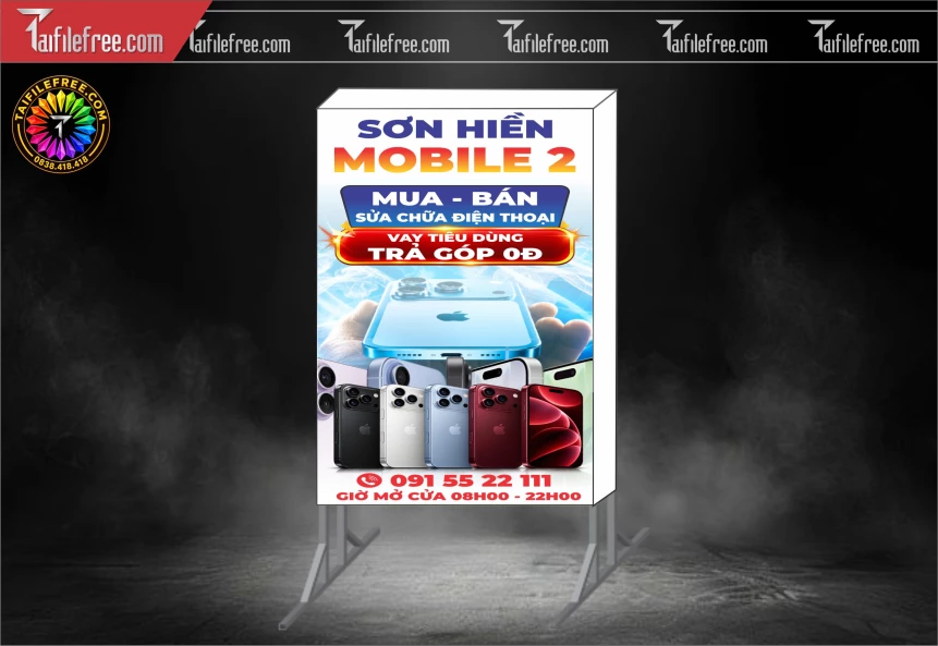 Biển Hiệu, Bảng Hộp Đèn Tiệm Điện Thoại_BH2096
