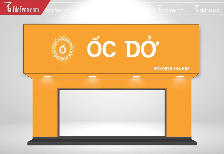 Biển Quảng Cáo, Bảng Hiệu Tiệm ỐC_BH2099