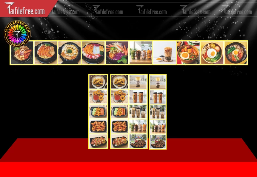 Mẫu Banner Trang Trí Tiệm Ăn Vặt_BH2101