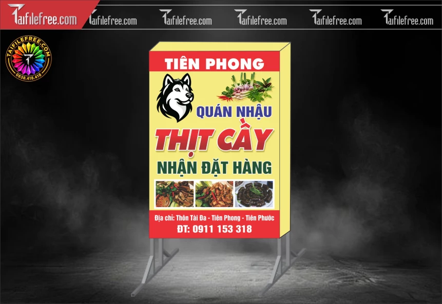 Biển Hiệu, Bảng Hộp Đèn Quán Nhậu_BH2111