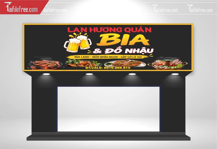 Biển Quảng Cáo, Bảng Hiệu Quán Nhậu_BH2116