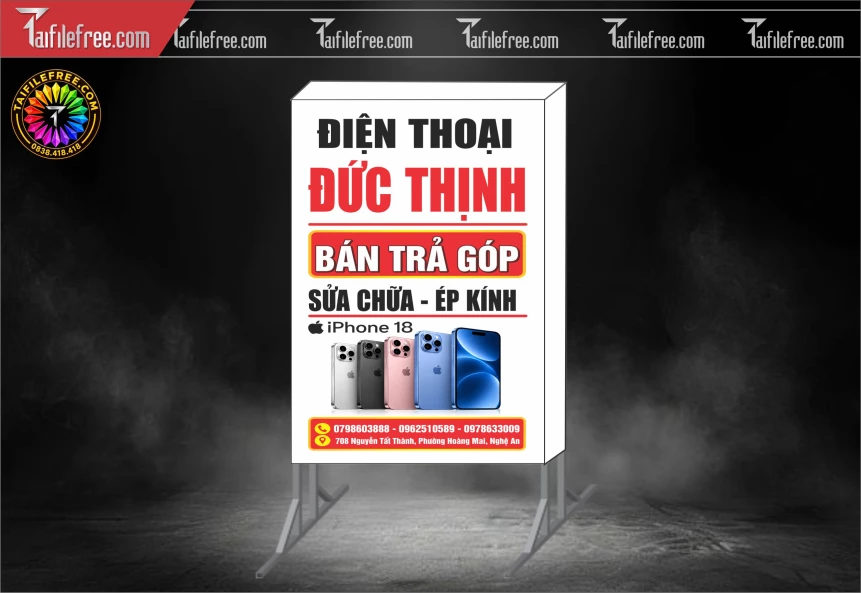 Biển Hiệu, Bảng Hộp Đèn Tiệm Điện Thoại_BH2121