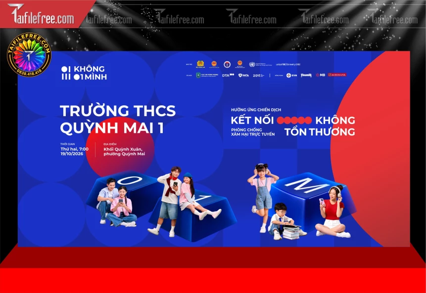Mẫu Phông Nền Trang Trí Trường Học_BH2126