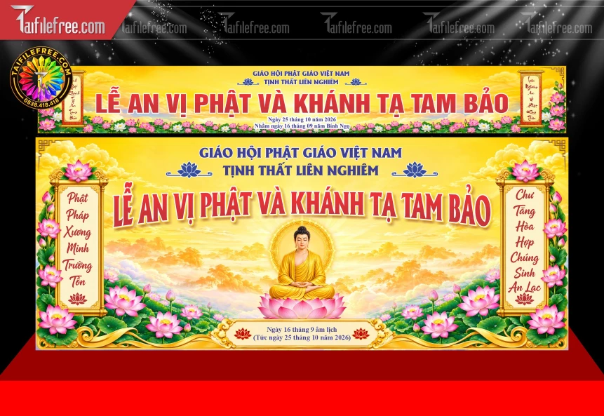 Mẫu Lễ An Vị Phật Và Khánh Tạ Tam Bảo_BH2141