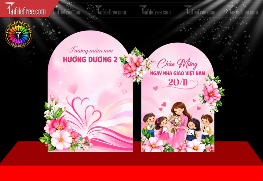 Mẫu Phông Nền Chào Mừng Ngày Nhà Giáo Việt Nam 20-11_BH2161