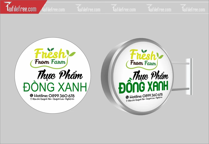 Biển Hiệu, Bảng Vẫy Hộp Đèn Trái Cây_BH249