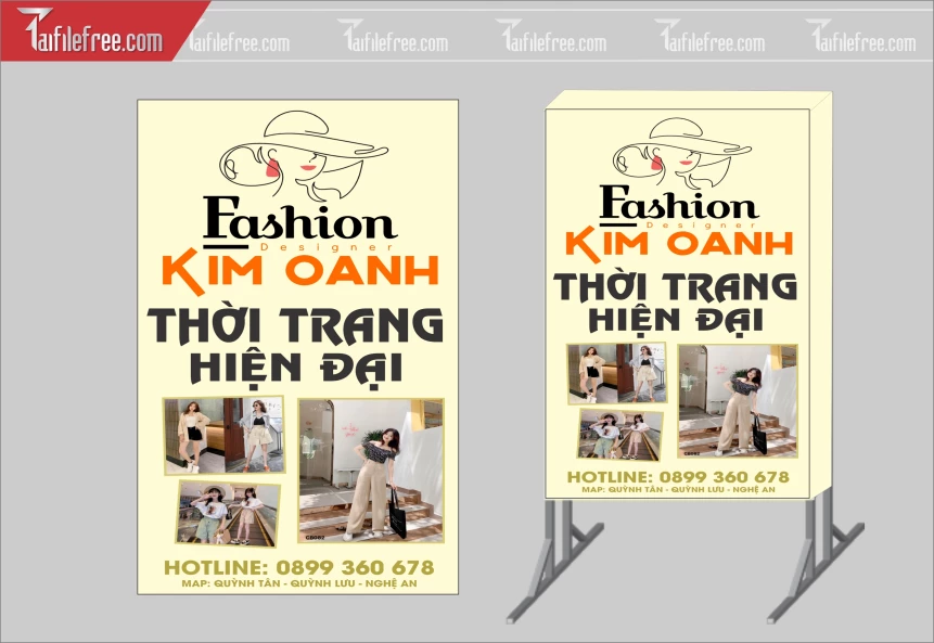 Biển Hiệu, Bảng Vẫy Hộp Đèn Quán Thời Trang_BH265