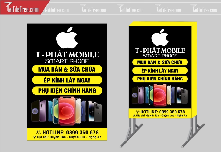 Biển Hiệu, Bảng Vẫy Hộp Đèn Tiệm Điện Thoại_BH268