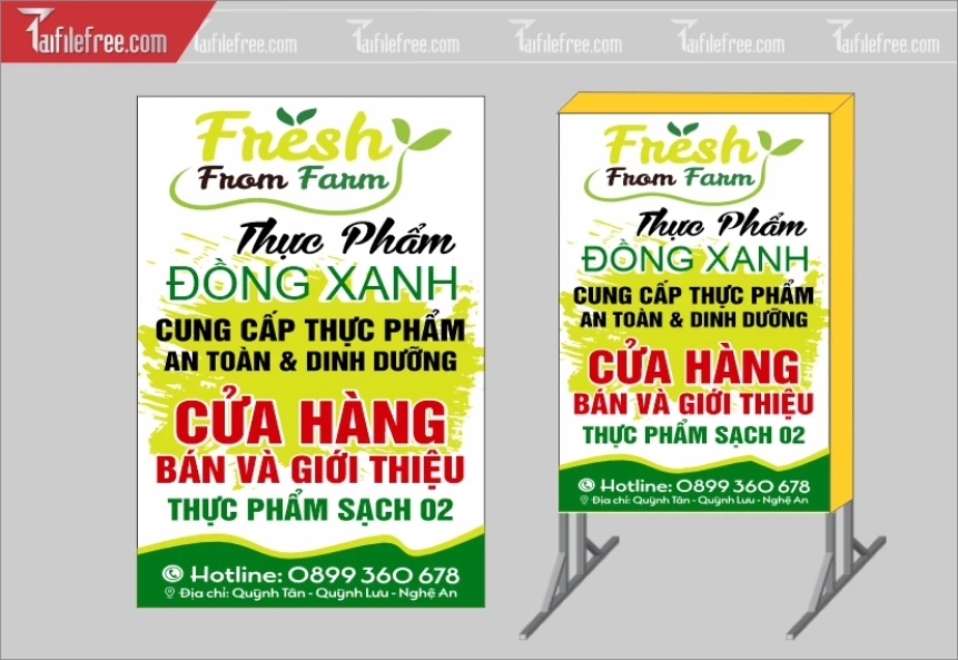 Biển Hiệu, Bảng Vẫy Hộp Đèn Trái Cây_BH281