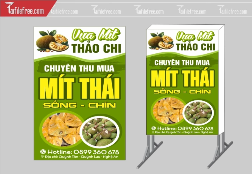 Biển Hiệu, Bảng Vẫy Hộp Đèn Mít Thái_BH287