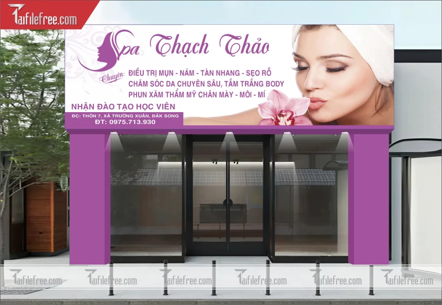 Biển Hiệu, Bảng Quảng Cáo Spa_BH320