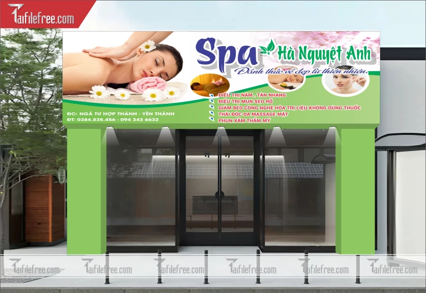 Biển Hiệu, Bảng Quảng Cáo Spa_BH321