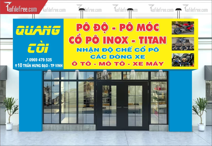 Biển Quảng Cáo, Bảng Hiệu Xe_BH348