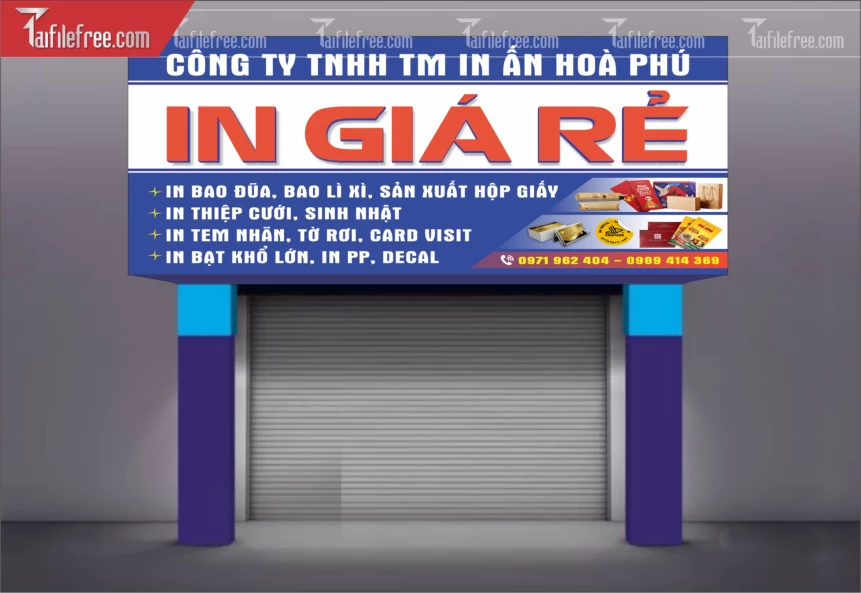 Biển Quảng Cáo, Bảng Hiệu Công Ty In Ấn_BH424