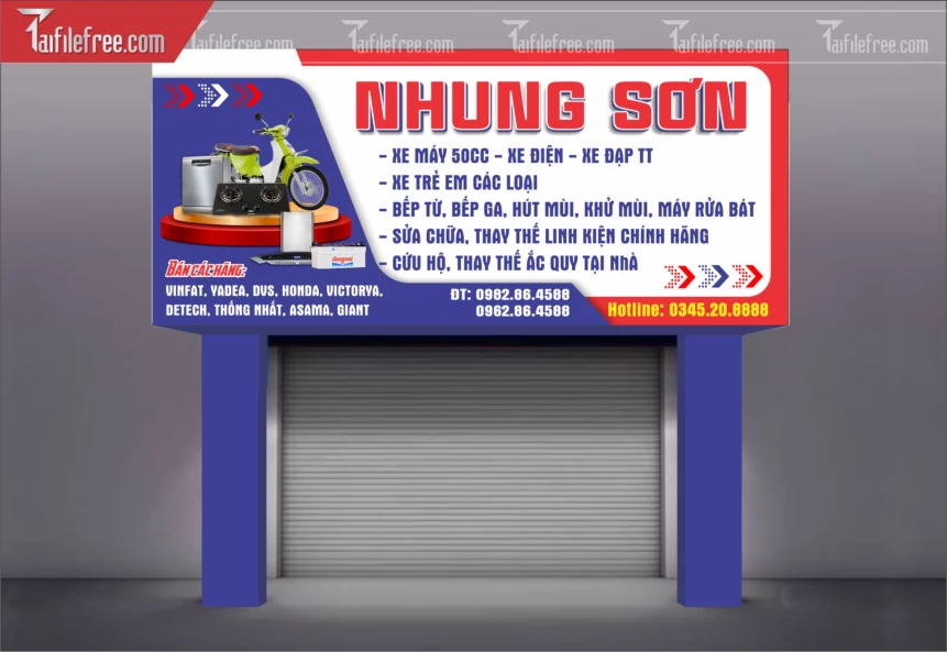 Biển Quảng Cáo, Bảng Hiệu Điện Máy Nhung Sơn_BH427