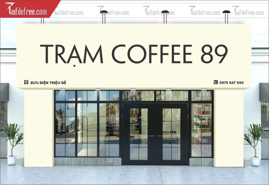 Biển Quảng Cáo, Bảng Hiệu Coffee 89_BH431