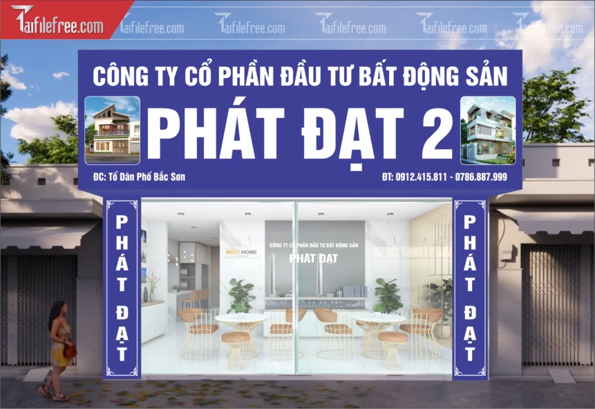 Biển Quảng Cáo, Bảng Hiệu Bất Động Sản Phát Đạt_BH432