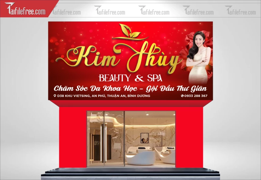 Biển Quảng Cáo, Bảng Hiệu Spa Kim Thùy_BH444