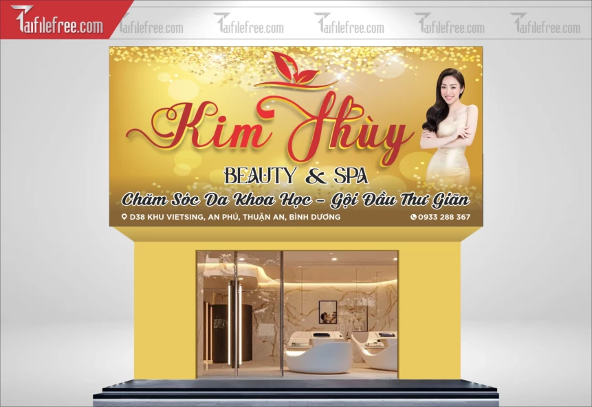 Biển Quảng Cáo, Bảng Hiệu Spa Kim Thùy_BH446