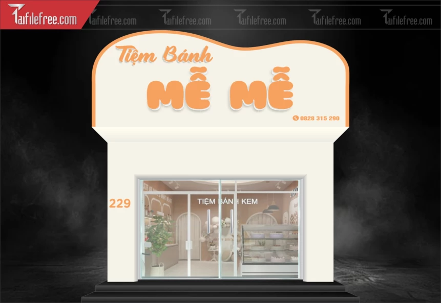 Biển Quảng Cáo, Bảng Hiệu Tiệm Bánh_BH447