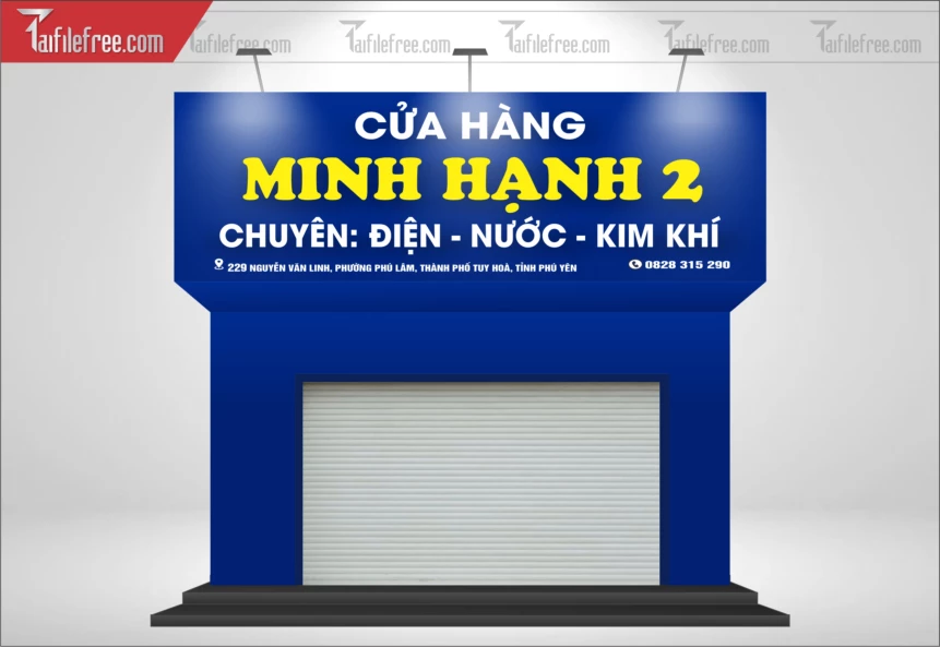 Biển Quảng Cáo, Bảng HIệu Cửa Hàng Điện Nước_BH448