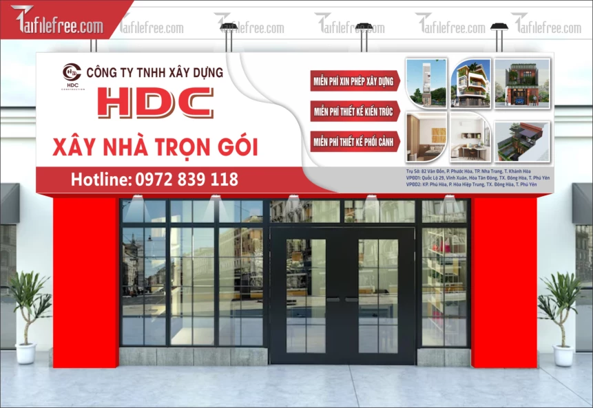 Biển Quảng Cáo, Bảng Hiệu Công Ty Xây Dựng_BH451