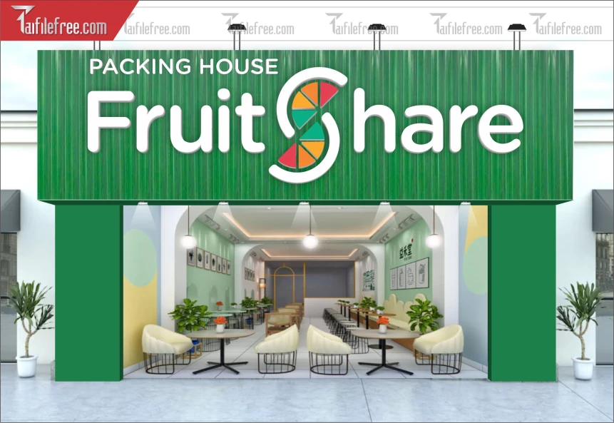 Biển Quảng Cáo, Bảng Hiệu Giải Khát Fruit Share_BH460