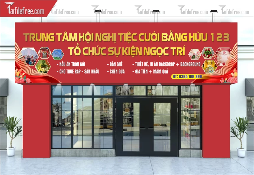 Biển Quảng Cáo, Bảng Hiệu Trung Tâm Tiệc Cưới, Sự Kiện_BH465