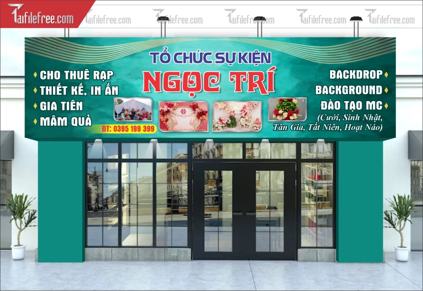 Biển Quảng Cáo, Bảng Hiệu Trung Tâm Tiệc Cưới, Sự Kiện_BH466