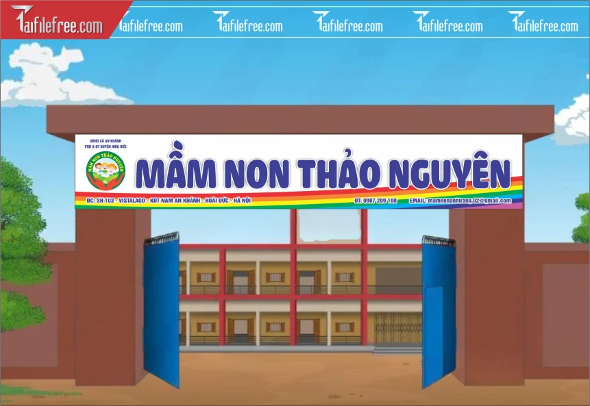 Biển Quảng Cáo, Bảng Hiệu Trường Mầm Non_BH479