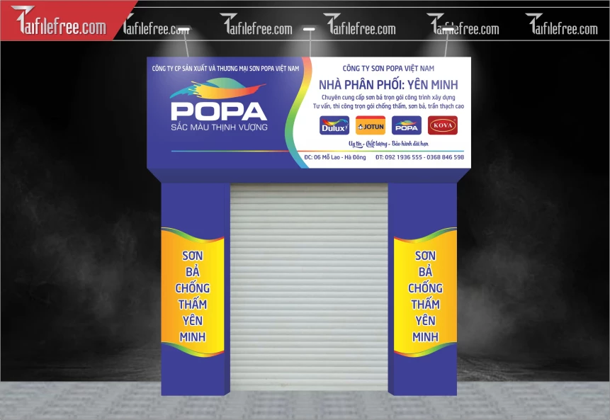 Biển Quảng Cáo, Bảng Hiệu Sơn Popa_BH482